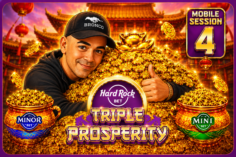 📱 Hard Rock Bet Florida Slots | Triple Prosperity Gameplay | Mobile Session 4
