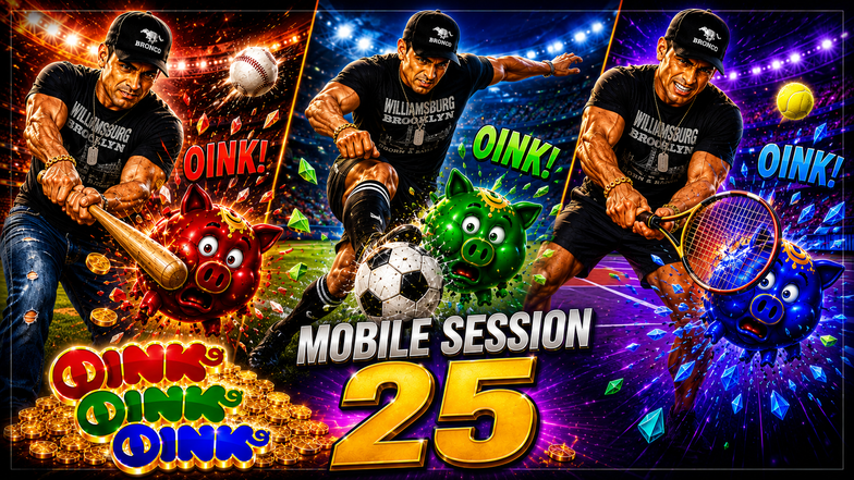 🐷🐷🐷 HARDROCK BET - Oink Oink Oink MOBILE SESSION 25 -