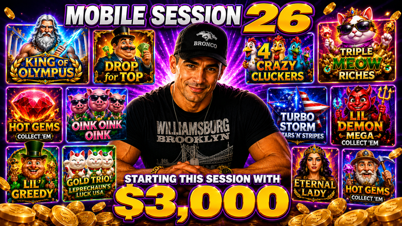 Hardrock Bet $3,000 💰Starting Session 26 - Numerous Games Played Come Watch 👀