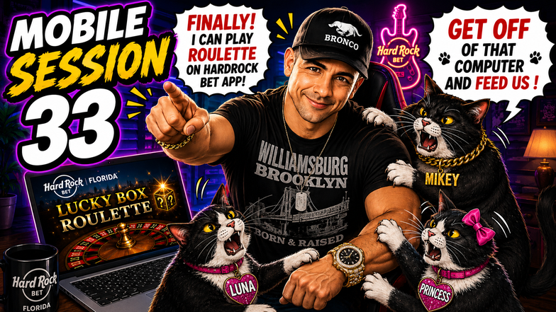 HardRock Bet Florida - Lucky Box Roulette | Mobile Session 33