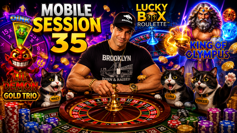 Hard Rock Bet Florida Oink Oink Oink, Lil Demon, Roulette & King of Olympus | Mobile Session 35 |