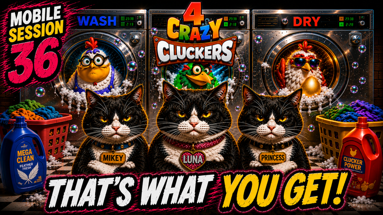 Hard Rock Bet Florida 4 Crazy Cluckers | Mobile Session 36 | Robbed !