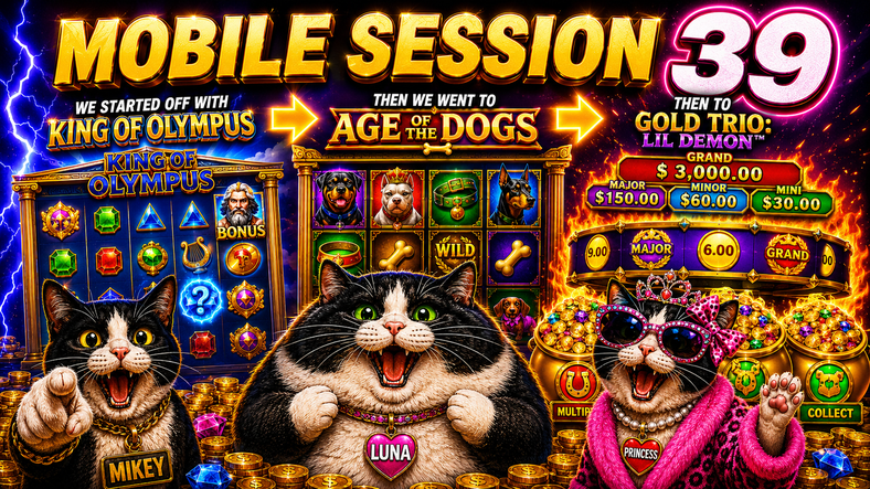 Hard Rock Bet Florida Slots | Mobile Session 39 | Three Games, Three Chances!