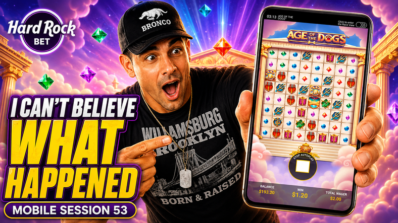 Hard Rock Bet Florida Slots | Mobile Session 53 | Three Games See What Happened!