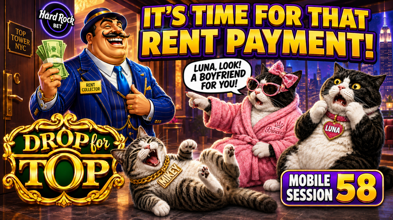 Hard Rock Bet Florida Slots | Mobile Session 58 | Seven Bonuses and a Wild Finish!