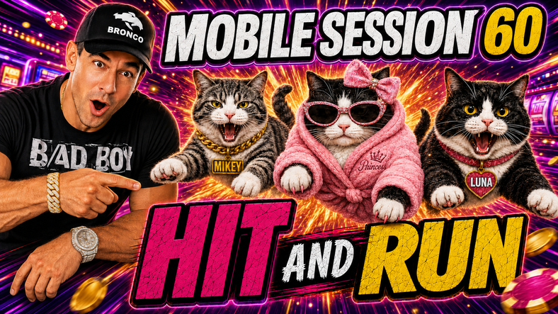 Hard Rock Bet Florida Slots | Mobile Session 60 | Two Bonuses and a Late-Night Hit and Run!