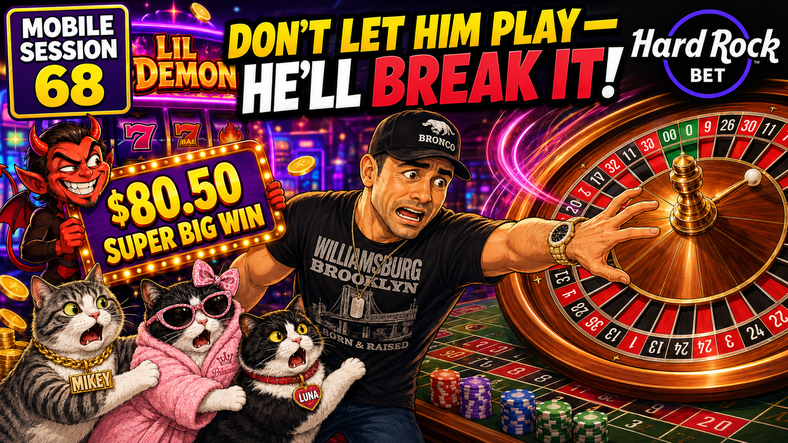 😈🎡 Hard Rock Bet Florida Slots | Mobile Session 68 | The Big Win Couldn’t Save Me! 💸