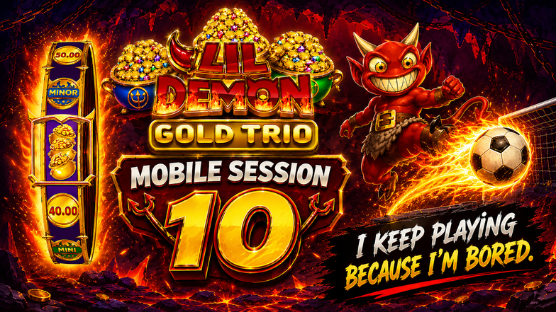 HardRockBet - Lil Demon Gold Trio - WHAT A HIT !!! 😅🎰#$#$#