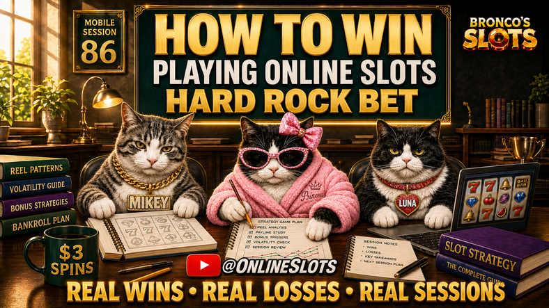 Hardrock Bet - Are you WINNING or LOSING ? - 💰A lot of first hit BONUSES 💰in this Mobile Session 86