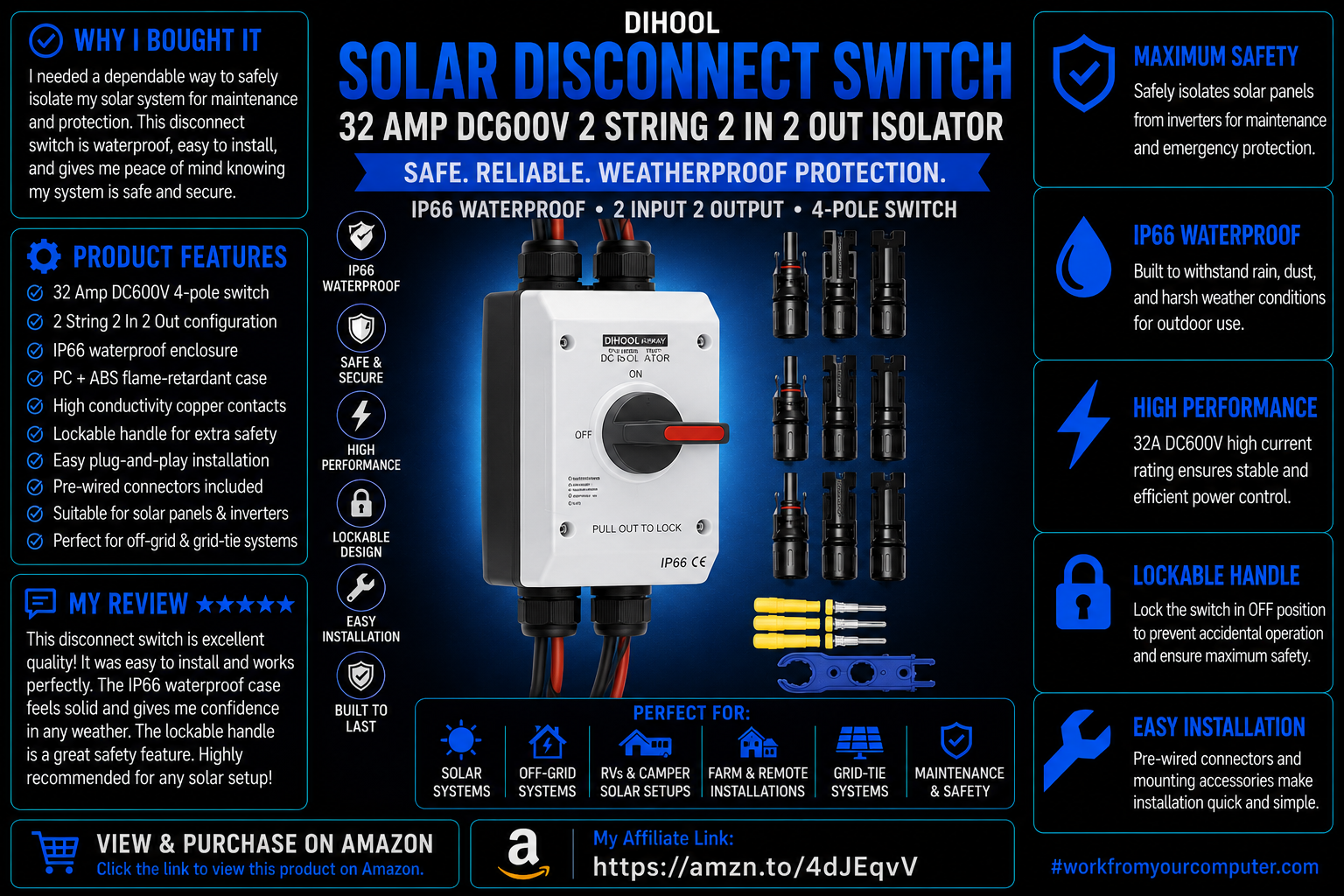 DIHOOL Solar Disconnect Switch