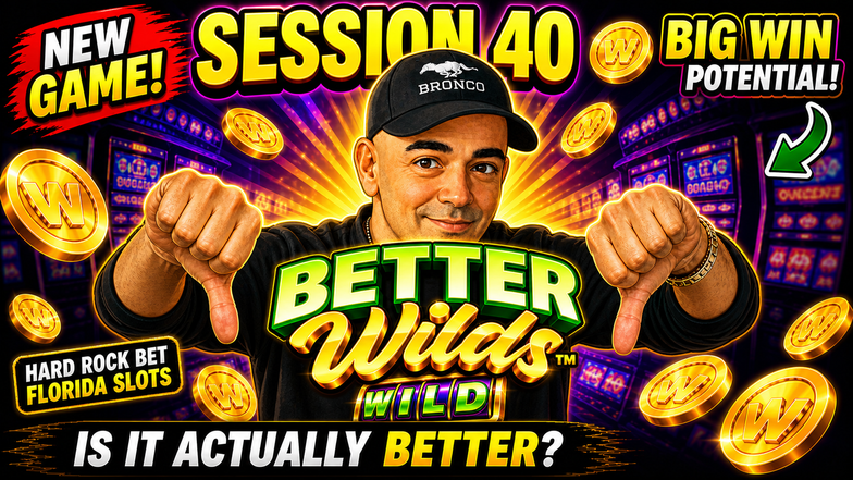 Hard Rock Bet 🔥 BIG WIN or BUST?! Better Wilds Slot Test 💰 Session 40
