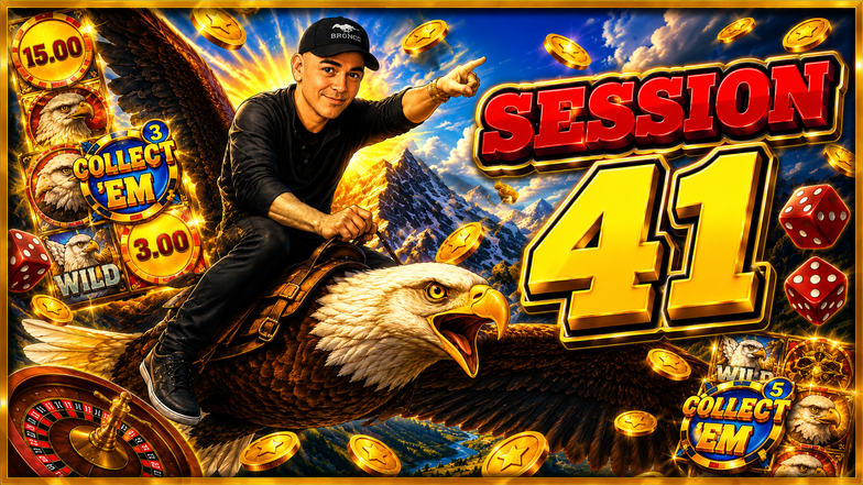 Hard Rock Bet 🔥 Magnificent Eagle BIG WINS or BUST?! Moving Wilds Check 👀💰Session 41