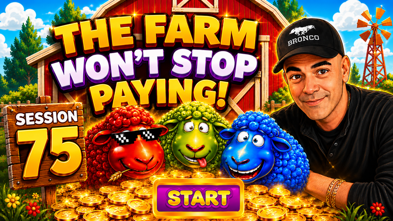 Hardrockbet What A Farmer MAKES $$$$ CHECK OUT THAT GAME PLAY. Session 75