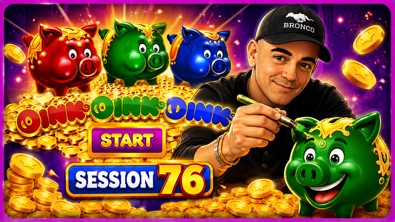 Hardrockbet - 🐷OINK OINK OINK 🐷 Slot Session 76 - Full Session ! Check it out 💰