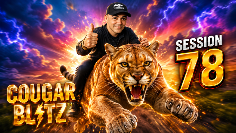 Hardrockbet - Cougar Blitz 🐆 - Come Watch Me Play !