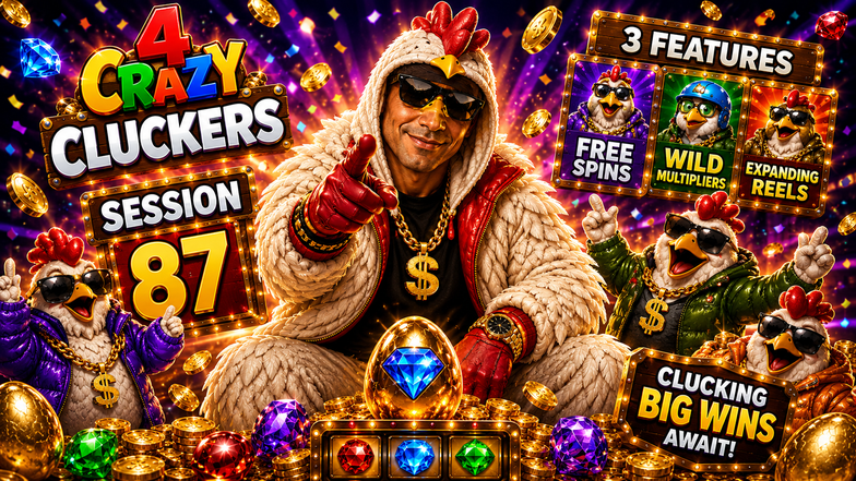 Hardrock Bet Session 87 - 🐔 4 CRAZY CLUCKERS 🐔