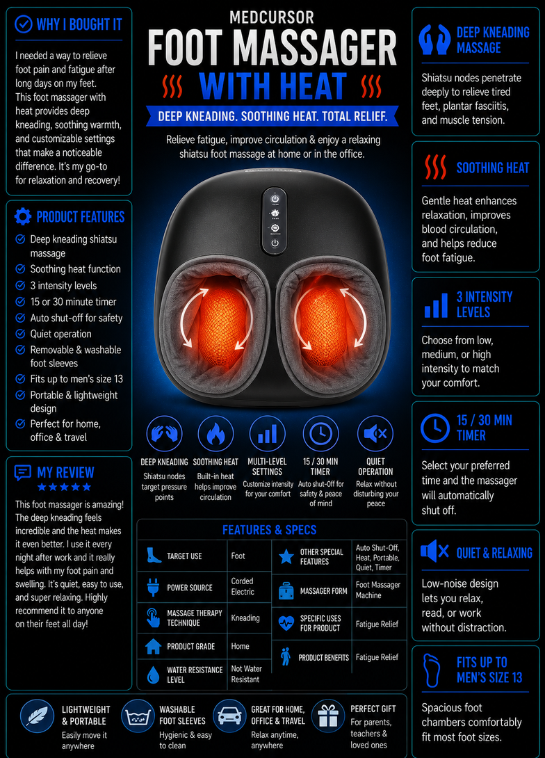 Foot Massager With Heat