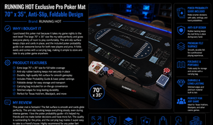 Exclusive Pro Poker Mat
