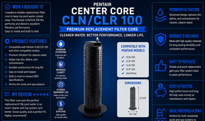 Center Core, Pentair American Products CLN/CLR 100